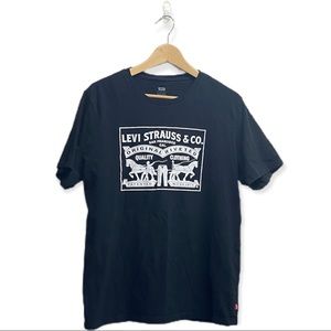 Levi Strauss & Co T-Shirt Two Horse Pull Graphic